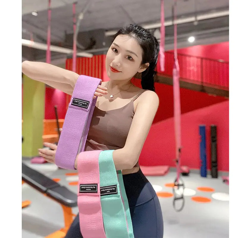 Rubber Elastic Squat Workout Band